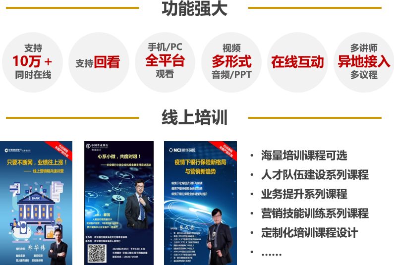 线上培训平台功能介绍